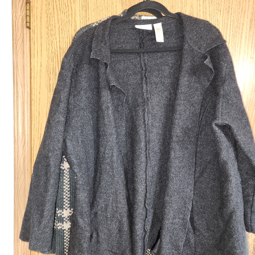 Liz Claiborne Charcoal Gray Women's Cardigan